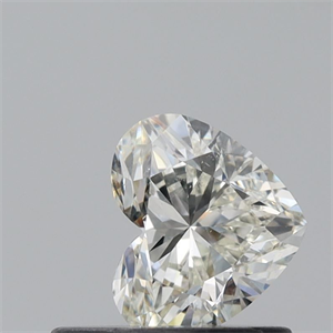 Picture of Natural Diamond 0.52 Carats, Heart with  Cut, J Color, SI1 Clarity and Certified by GIA