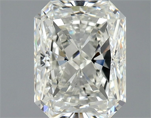 Picture of Natural Diamond 1.01 Carats, Radiant with  Cut, J Color, VS2 Clarity and Certified by GIA