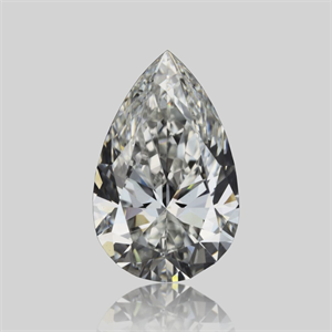 Picture of Natural Diamond 0.62 Carats, Pear with  Cut, G Color, VVS1 Clarity and Certified by GIA