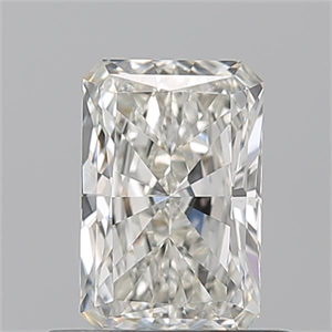 Picture of Natural Diamond 0.70 Carats, Radiant with  Cut, I Color, VS2 Clarity and Certified by GIA