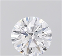 Lab Grown Diamond 1.10 Carats, Round with Ideal Cut, D Color, VVS2 Clarity and Certified by IGI