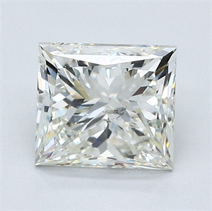 Foto Diamante Natural 1.56 quilates, Princesa , Color K, claridad I1 y certificado GIA de