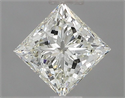 Natural Diamond 0.82 Carats, Princess with  Cut, I Color, IF Clarity and Certified by IGI