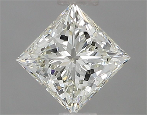 Picture of Natural Diamond 0.82 Carats, Princess with  Cut, I Color, IF Clarity and Certified by IGI