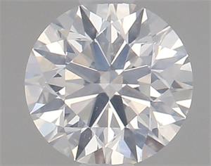 Picture of Natural Diamond 0.45 Carats, Round with Excellent Cut, F Color, I1 Clarity and Certified by GIA