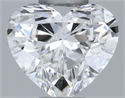 Natural Diamond 0.30 Carats, Heart with  Cut, E Color, VS2 Clarity and Certified by GIA