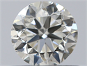 Natural Diamond 0.50 Carats, Round with Very Good Cut, K Color, VS1 Clarity and Certified by GIA