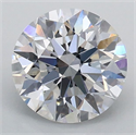 Lab Grown Diamond 1.31 Carats, Round with Ideal Cut, E Color, VS1 Clarity and Certified by IGI