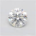 Natural Diamond 0.60 Carats, Round with Very Good Cut, H Color, SI1 Clarity and Certified by GIA