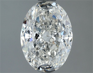 Picture of Natural Diamond 1.40 Carats, Oval with  Cut, G Color, SI2 Clarity and Certified by IGI