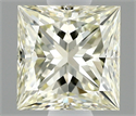Natural Diamond 0.71 Carats, Princess with  Cut, K Color, VS1 Clarity and Certified by IGI