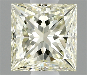 Picture of Natural Diamond 0.71 Carats, Princess with  Cut, K Color, VS1 Clarity and Certified by IGI