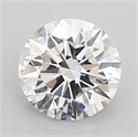 Lab Grown Diamond 1.53 Carats, Round with Ideal Cut, F Color, VVS2 Clarity and Certified by IGI