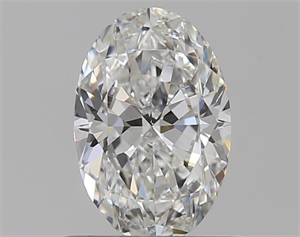 Picture of Natural Diamond 0.59 Carats, Oval with  Cut, F Color, VVS1 Clarity and Certified by GIA
