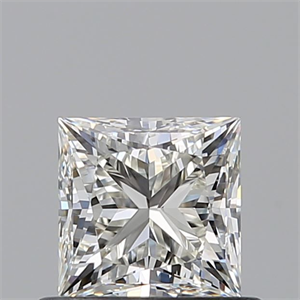 Foto Diamante Natural 0.60 quilates, Princesa , Color I, claridad VVS1 y certificado GIA de