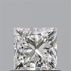 Picture of Natural Diamond 0.60 Carats, Princess with  Cut, I Color, VVS1 Clarity and Certified by GIA