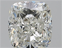 Natural Diamond 0.77 Carats, Cushion with  Cut, I Color, VS1 Clarity and Certified by GIA