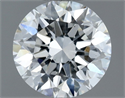 Natural Diamond 0.70 Carats, Round with Very Good Cut, F Color, VS2 Clarity and Certified by GIA