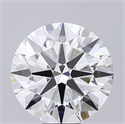 Del inventario de diamantes de laboratorio, 10.08 quilates, Redondo , Color E, claridad VVS2 y certificado IGI