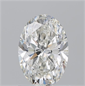 Natural Diamond 1.07 Carats, Oval with  Cut, G Color, VS1 Clarity and Certified by GIA