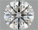 Lab Grown Diamond 1.09 Carats, Round with Excellent Cut, D Color, VS1 Clarity and Certified by IGI