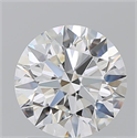 Natural Diamond 1.51 Carats, Round with Excellent Cut, H Color, IF Clarity and Certified by GIA