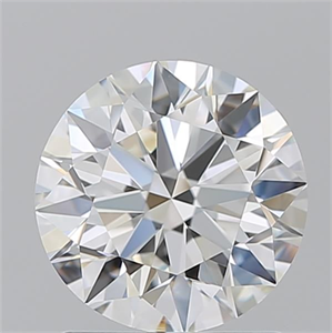 Picture of Natural Diamond 1.51 Carats, Round with Excellent Cut, H Color, IF Clarity and Certified by GIA