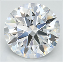 Lab Grown Diamond 3.20 Carats, Round with Excellent Cut, D Color, VVS1 Clarity and Certified by GIA