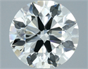 Natural Diamond 2.50 Carats, Round with Excellent Cut, I Color, VS1 Clarity and Certified by IGI