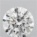 Lab Grown Diamond 1.08 Carats, Round with Ideal Cut, D Color, VVS2 Clarity and Certified by IGI