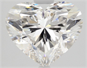 Natural Diamond 2.02 Carats, Heart with  Cut, H Color, VS1 Clarity and Certified by GIA