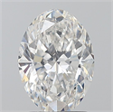 Natural Diamond 1.70 Carats, Oval with  Cut, E Color, SI2 Clarity and Certified by GIA