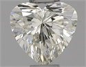 Natural Diamond 0.31 Carats, Heart with  Cut, J Color, SI2 Clarity and Certified by IGI