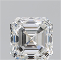 Natural Diamond 0.90 Carats, Asscher with  Cut, H Color, VS2 Clarity and Certified by GIA