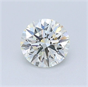 Diamante Natural 0.50 quilates, Redondo , Color K, claridad VVS2 y certificado GIA
