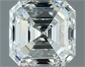Natural Diamond 1.06 Carats, Asscher with  Cut, H Color, IF Clarity and Certified by IGI