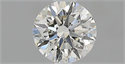 Natural Diamond 0.58 Carats, Round with Excellent Cut, H Color, VVS2 Clarity and Certified by IGI