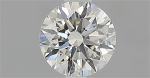 Picture of Natural Diamond 0.58 Carats, Round with Excellent Cut, H Color, VVS2 Clarity and Certified by IGI