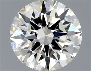 Picture of Natural Diamond 1.11 Carats, Round with Excellent Cut, I Color, VS1 Clarity and Certified by GIA