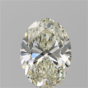 Picture of Natural Diamond 1.12 Carats, Oval with  Cut, L Color, SI1 Clarity and Certified by GIA