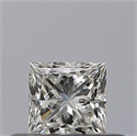 Natural Diamond 0.28 Carats, Princess with  Cut, H Color, VVS1 Clarity and Certified by GIA