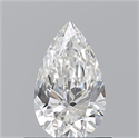 Natural Diamond 0.70 Carats, Pear with  Cut, G Color, SI1 Clarity and Certified by GIA
