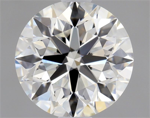 Picture of Natural Diamond 0.90 Carats, Round with Excellent Cut, H Color, IF Clarity and Certified by GIA