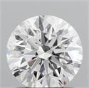 Lab Grown Diamond 1.08 Carats, Round with Ideal Cut, D Color, VVS1 Clarity and Certified by IGI