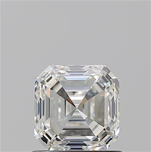 Picture of Natural Diamond 1.01 Carats, Asscher with  Cut, I Color, VVS2 Clarity and Certified by GIA