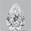 Natural Diamond 0.58 Carats, Pear with  Cut, D Color, VS1 Clarity and Certified by GIA