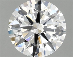 Picture of Lab Grown Diamond 2.09 Carats, Round with Ideal Cut, D Color, VVS2 Clarity and Certified by IGI