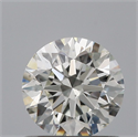 Natural Diamond 0.71 Carats, Round with Excellent Cut, G Color, VS1 Clarity and Certified by IGI