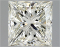 Natural Diamond 1.01 Carats, Princess with  Cut, J Color, SI1 Clarity and Certified by GIA
