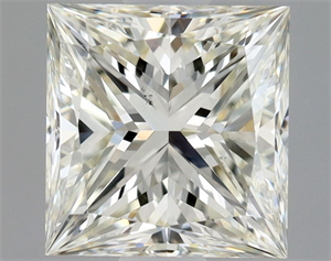 Picture of Natural Diamond 1.01 Carats, Princess with  Cut, J Color, SI1 Clarity and Certified by GIA
